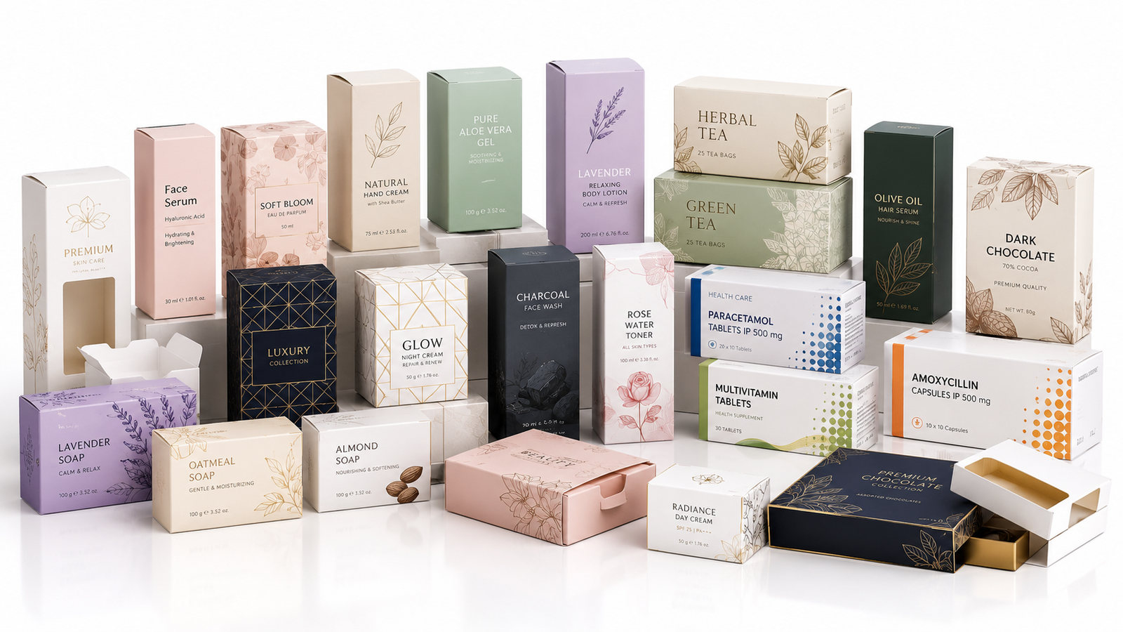 Ready Stock Mono Carton Boxes, Standard Sizes