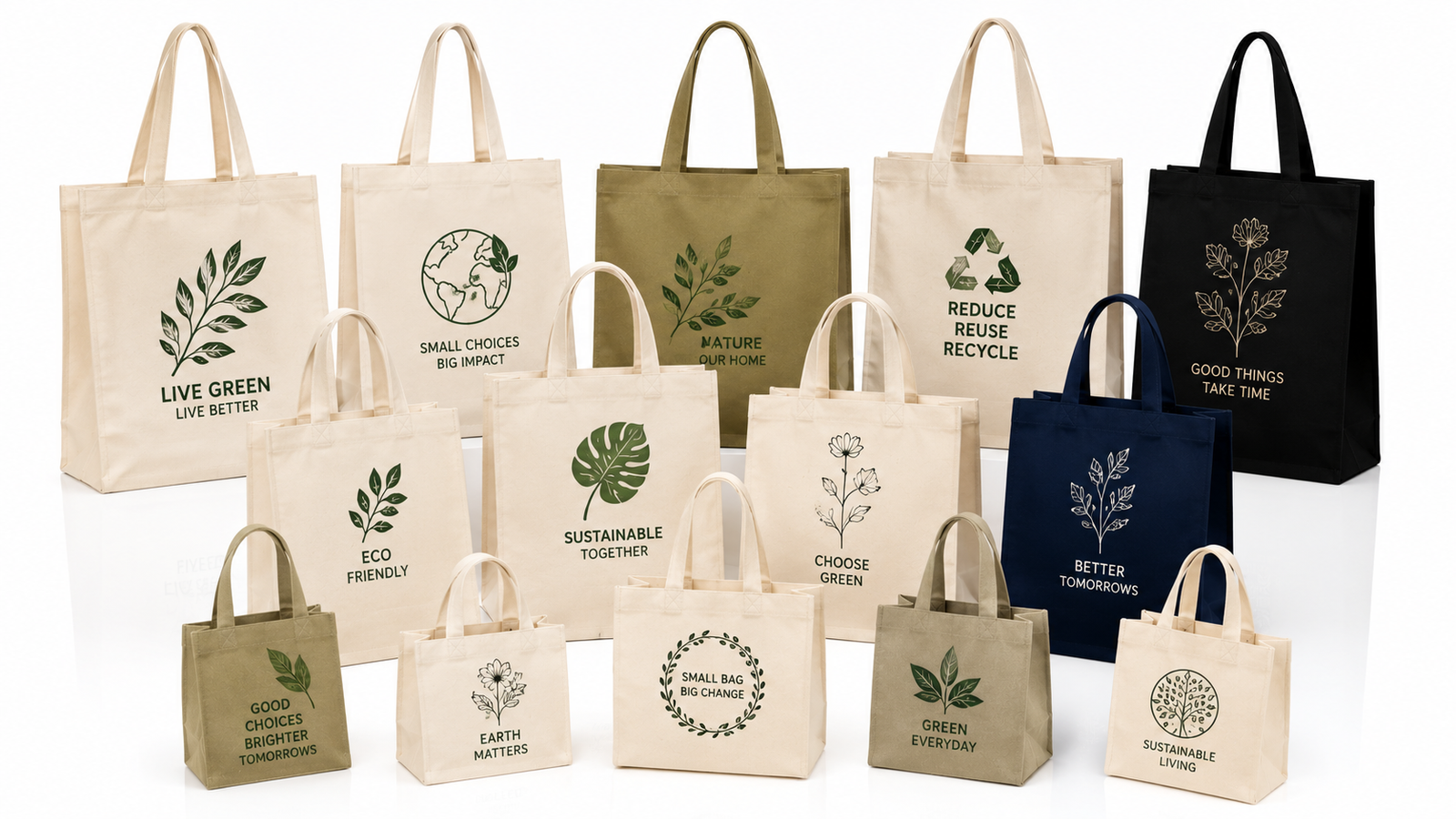 Ready Stock Canvas Bags