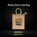 SPJB0004 - Ready StockJute Bag
