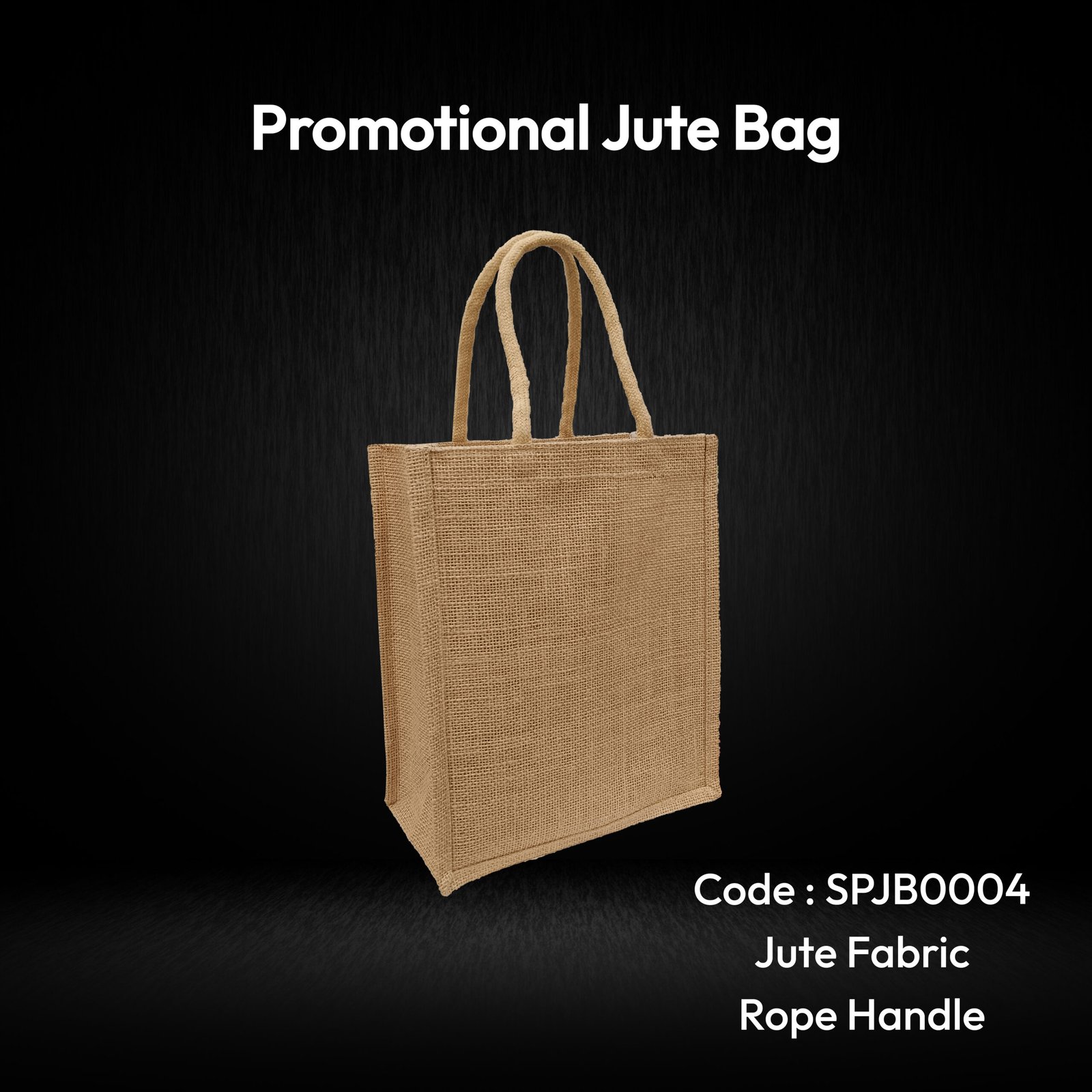 SPJB0004 - Promotional Jute Bag (Custom Print) - Image 2