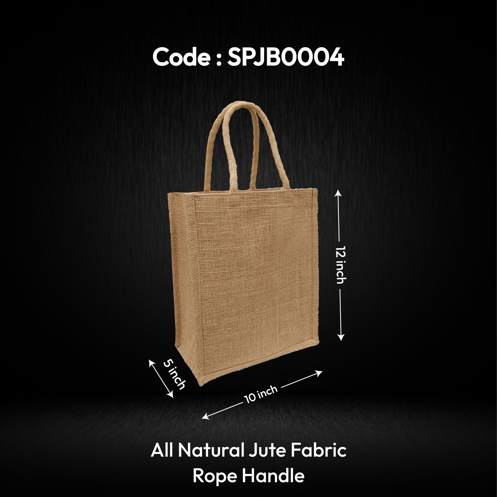 SPJB0004 - Promotional Jute Bag (Custom Print) - Image 3