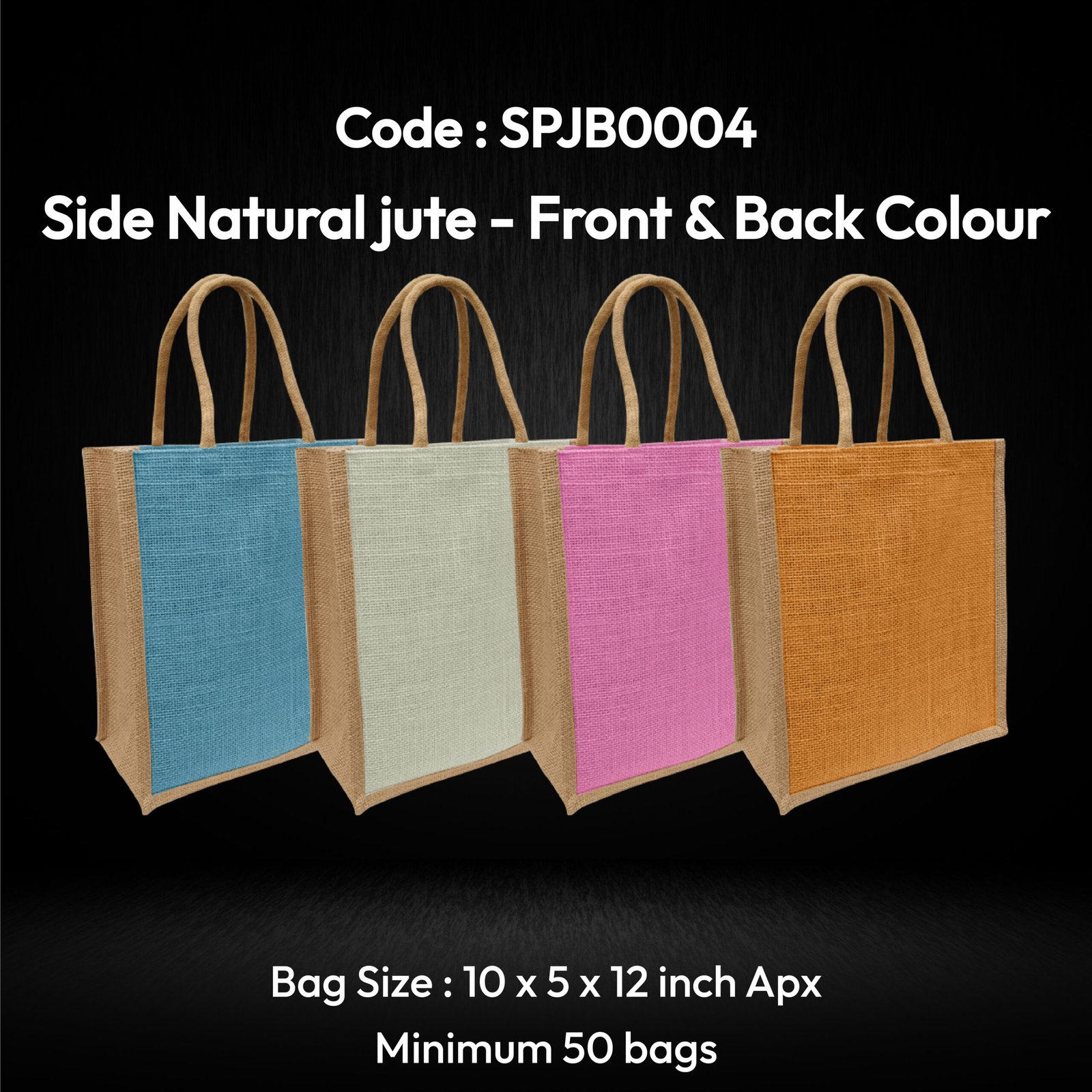 SPJB0004 - Promotional Jute Bag (Custom Print) - Image 6