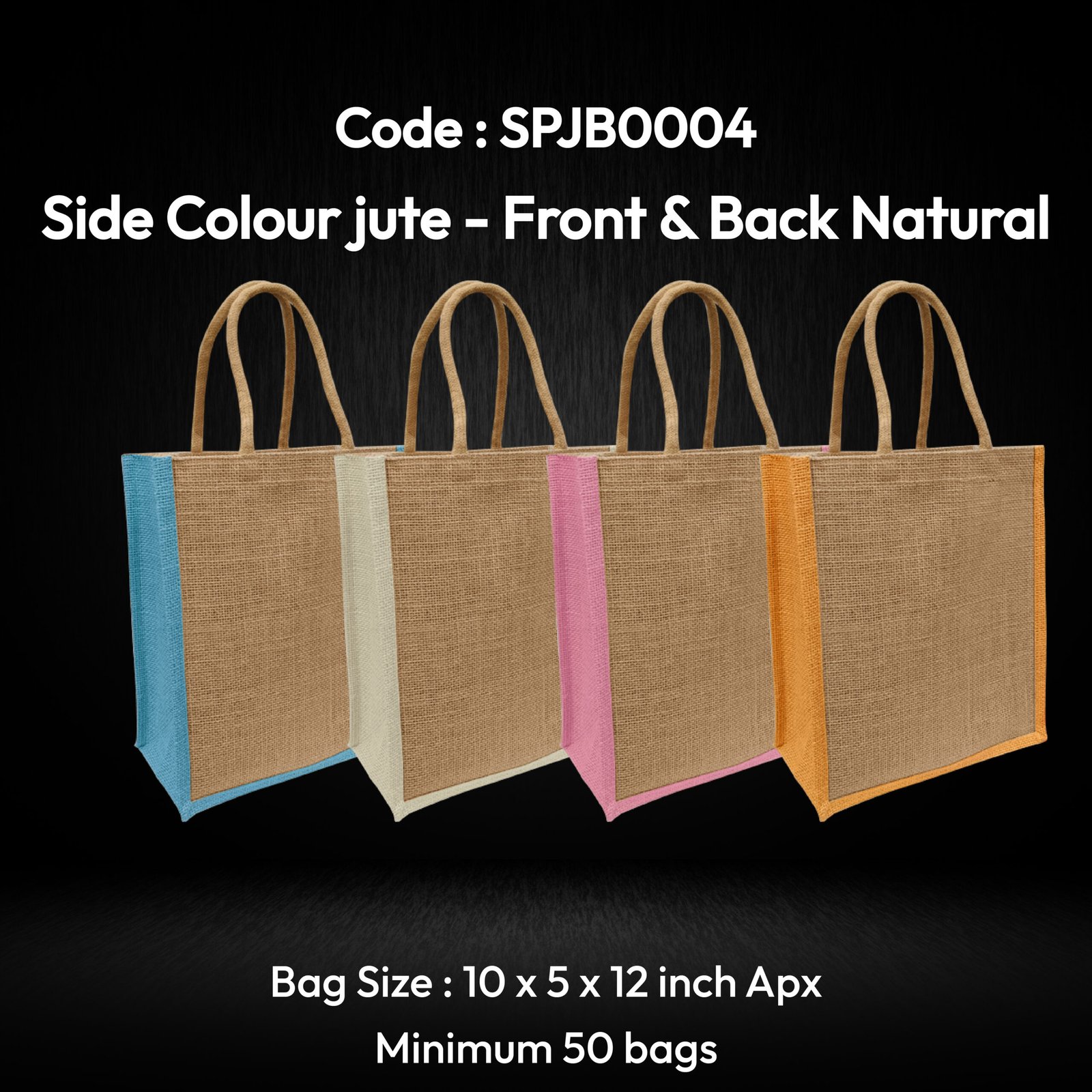 SPJB0004 - Promotional Jute Bag (Custom Print) - Image 7