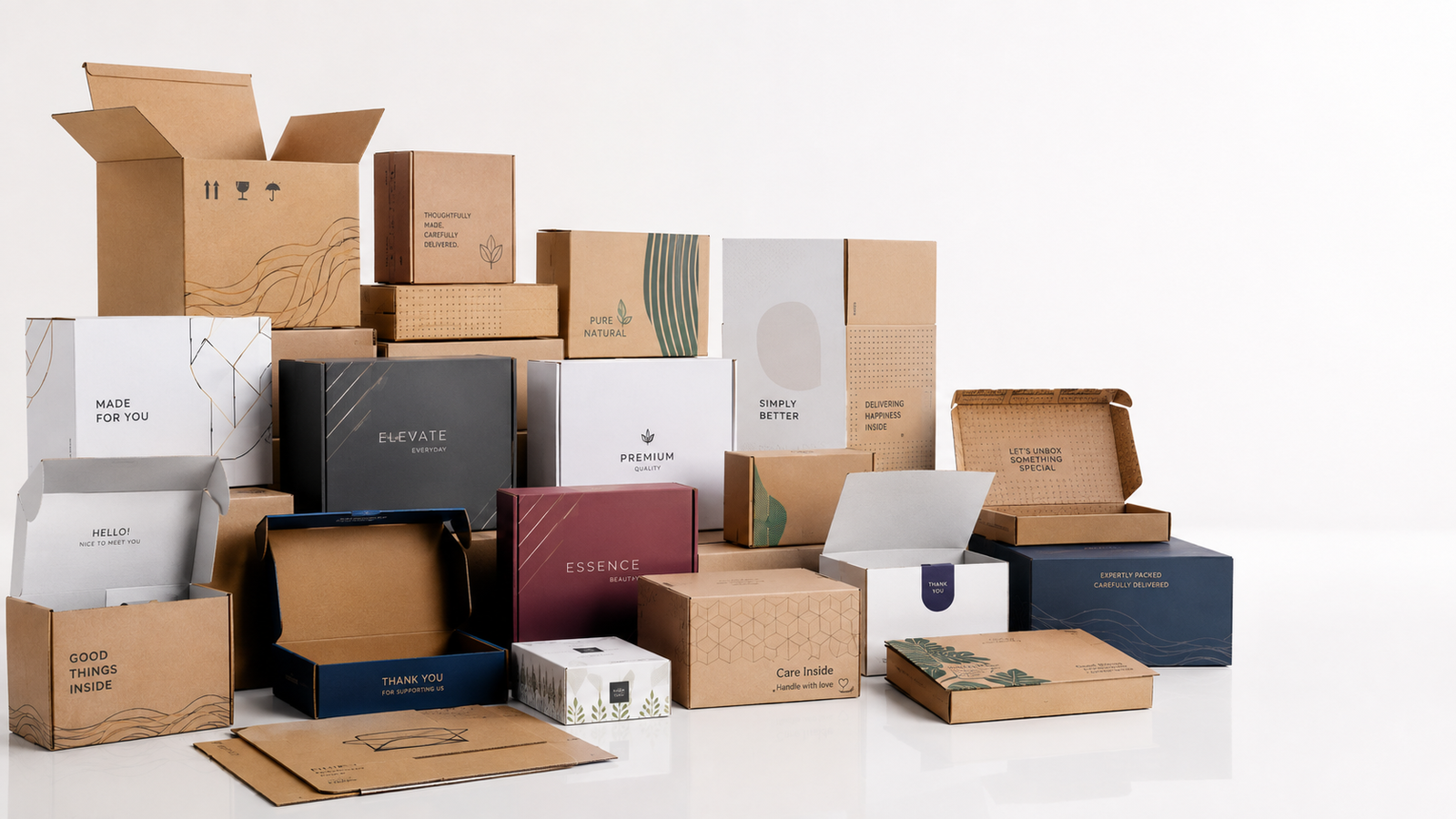 E-commerce shipping corrugated box