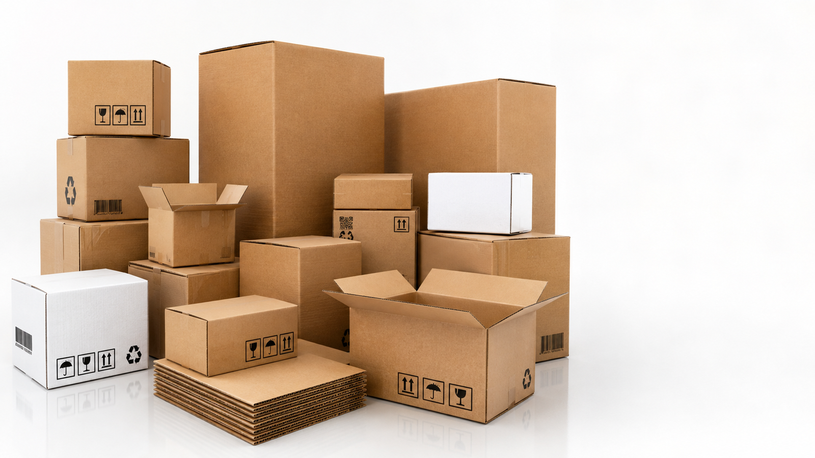 Regular slotted corrugated shipping carton